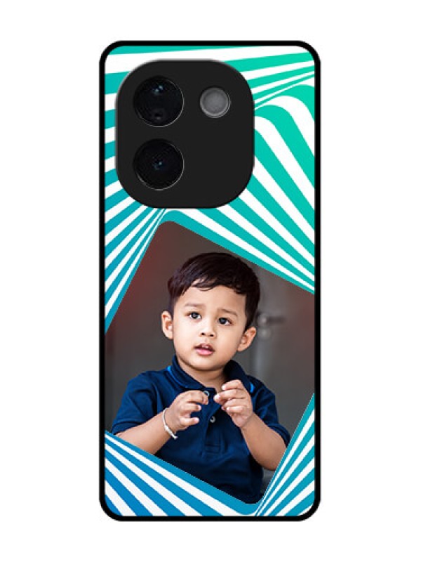 Custom Vivo T3 Pro 5G Custom Glass Phone CaseAbstract Spiral Design