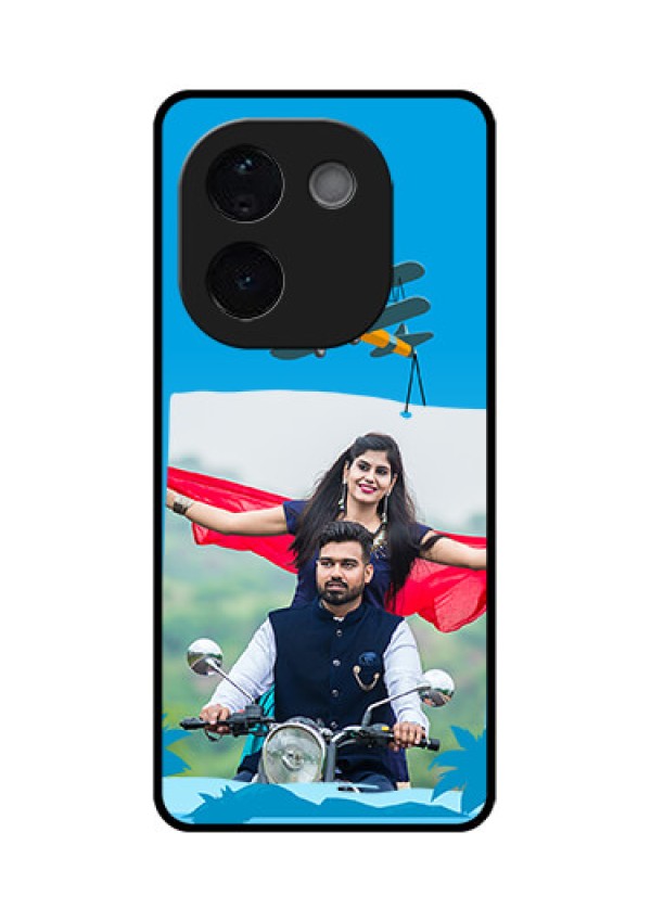 Vivo T3 Pro 5G Custom Glass Phone CaseTraveller Design
