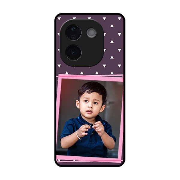 Vivo T3 Pro 5G Custom Glass Phone CaseTriangle Pattern Dotted Design Vivo T3 Pro 5G Custom Glass Phone CaseTriangle Pattern Dotted Design