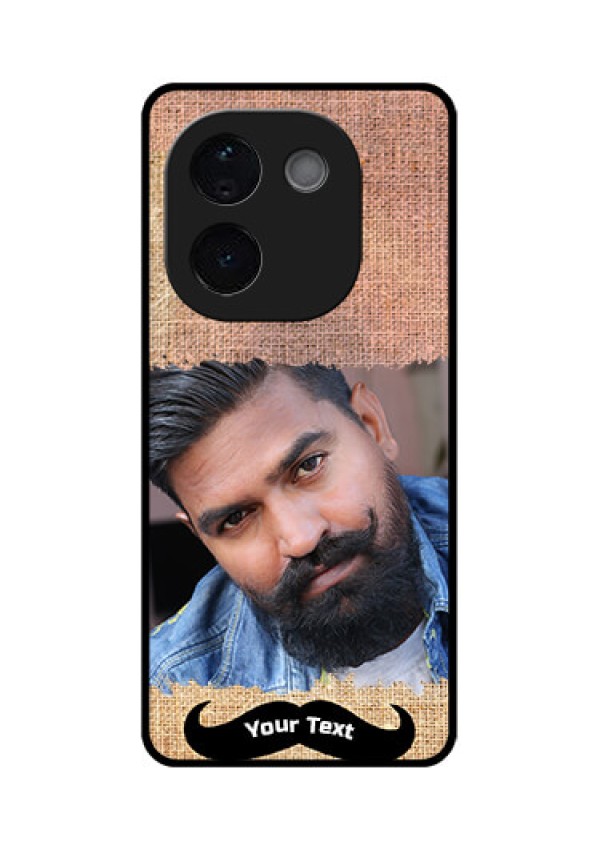 Vivo T3 Pro 5G Custom Glass Phone CaseWith Texture Design