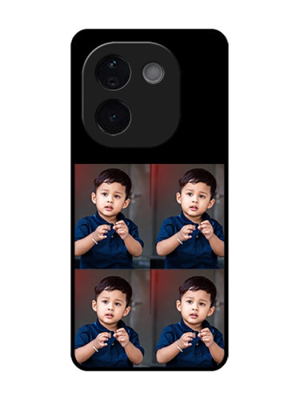 Custom Vivo T3 Pro 5G Custom Glass Phone Case4 Image Holder Design