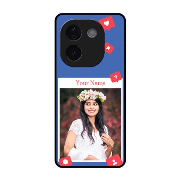 Vivo T3 Pro 5G Custom Glass Phone CaseLike Share And Comment Design