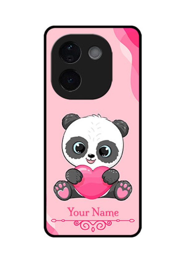 Vivo T3 Pro 5G Custom Glass Phone CaseCute Panda Design