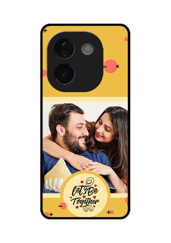 Vivo T3 Pro 5G Custom Glass Phone CaseLets Be Together Design
