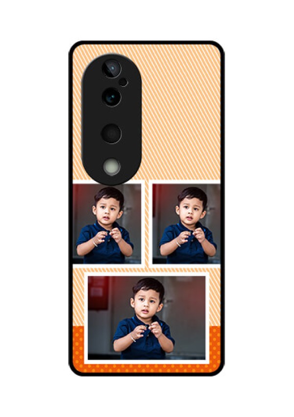 Vivo T3 Ultra Custom Glass Phone CaseBulk Photos Upload Design