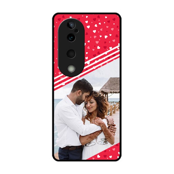 Vivo T3 Ultra Custom Glass Phone CaseValentines Gift Design