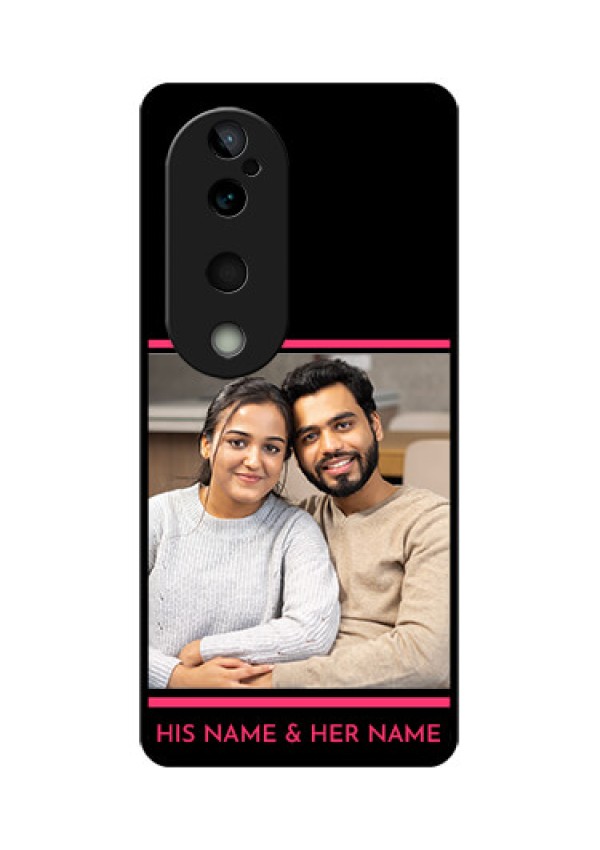 Vivo T3 Ultra Custom Glass Phone CaseWith Add Text Design