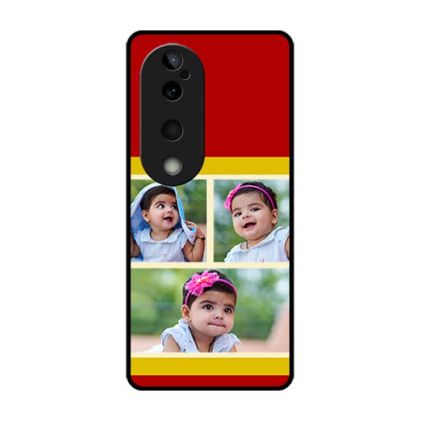 Vivo T3 Ultra Custom Glass Phone CaseMultiple Pic Upload Design