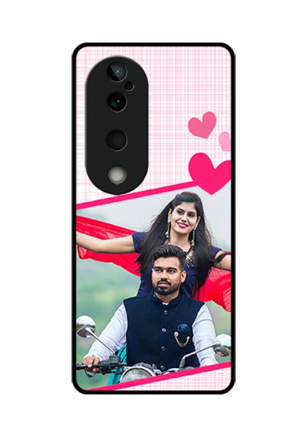 Vivo T3 Ultra Custom Glass Phone CaseLove Shape Heart Design