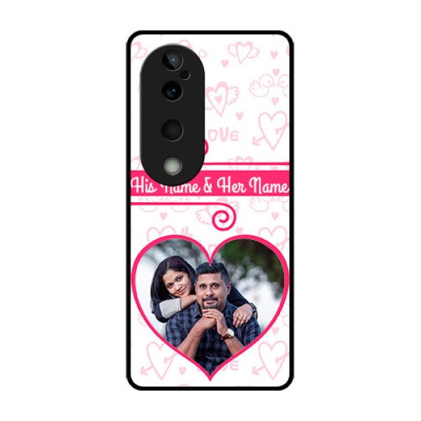 Vivo T3 Ultra Custom Glass Phone CaseHeart Shape Love Design Vivo T3 Ultra Custom Glass Phone CaseHeart Shape Love Design