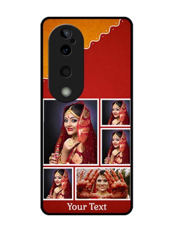 Custom Vivo T3 Ultra Custom Glass Phone CaseWedding Pic Upload Design