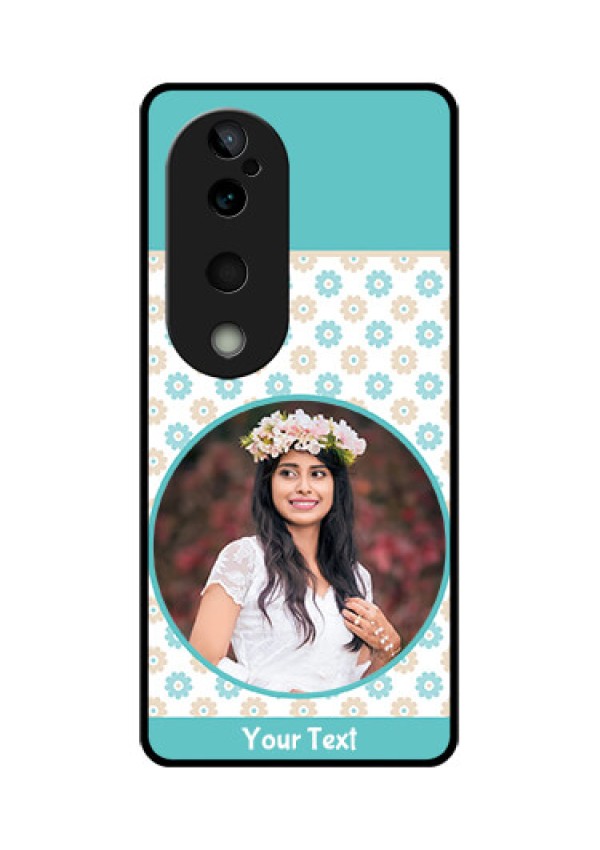 Vivo T3 Ultra Custom Glass Phone CaseBeautiful Flowers Design