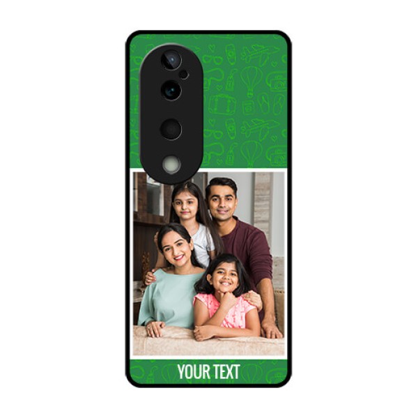 Vivo T3 Ultra Custom Glass Phone CasePicture Upload Design