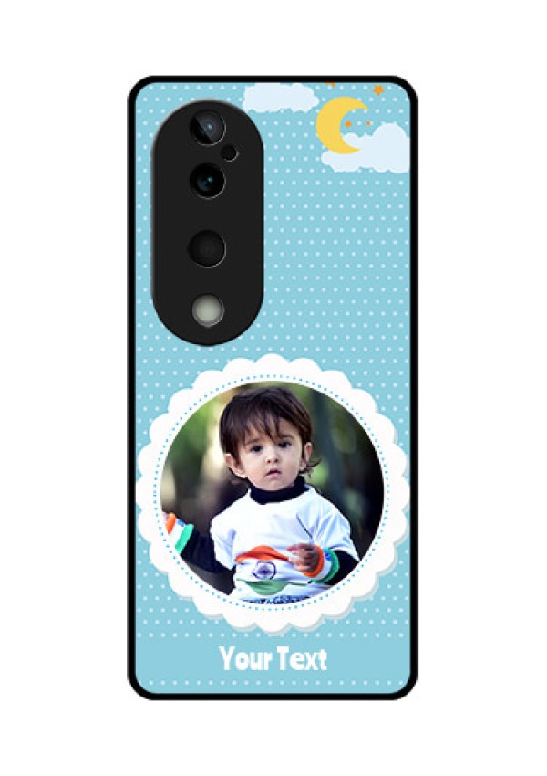 Vivo T3 Ultra Custom Glass Phone CaseViolet Pattern Design