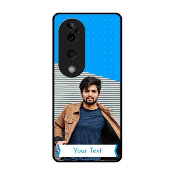 Vivo T3 Ultra Custom Glass Phone CaseSimple Blue Color Design Vivo T3 Ultra Custom Glass Phone CaseSimple Blue Color Design