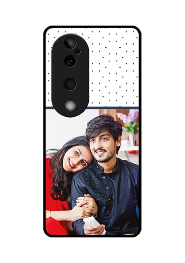 Vivo T3 Ultra Custom Glass Phone CasePremium Dot Design