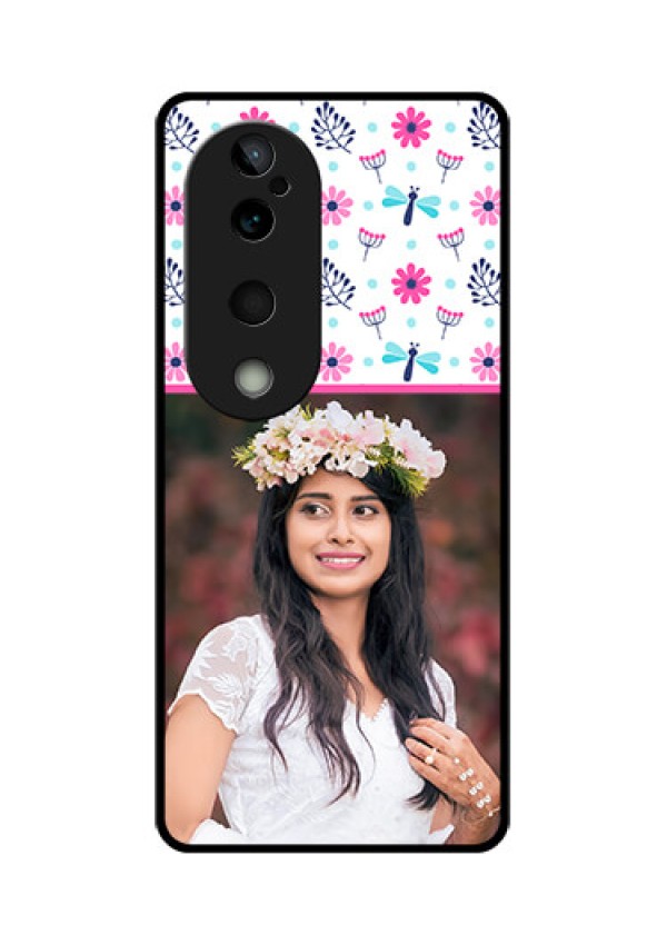 Vivo T3 Ultra Custom Glass Phone CaseColorful Flower Design