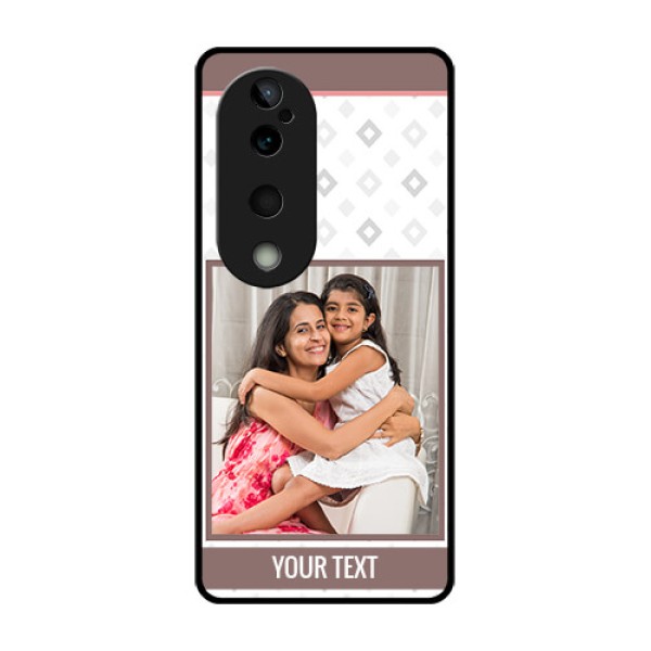 Vivo T3 Ultra Custom Glass Phone CaseSimple Diamond Design Vivo T3 Ultra Custom Glass Phone CaseSimple Diamond Design