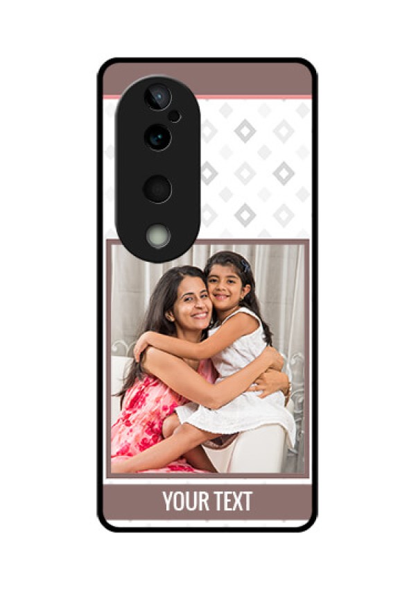 Vivo T3 Ultra Custom Glass Phone CaseSimple Diamond Design