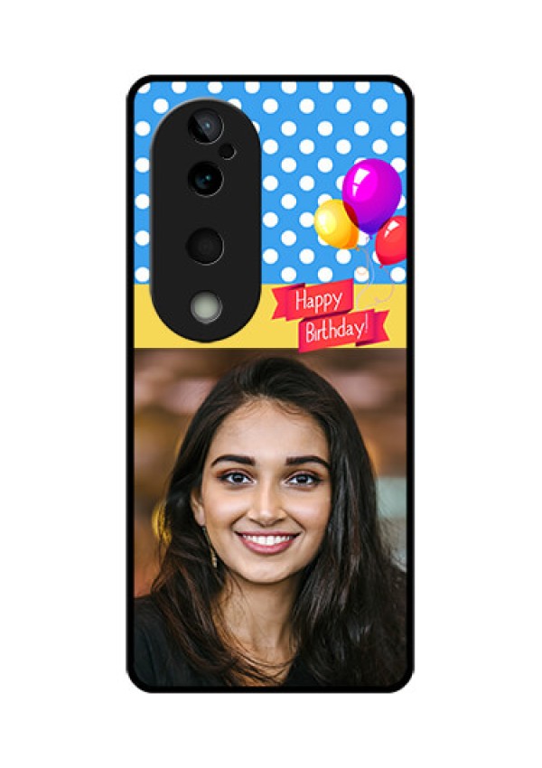 Vivo T3 Ultra Custom Glass Phone CaseHappy Birthday Design