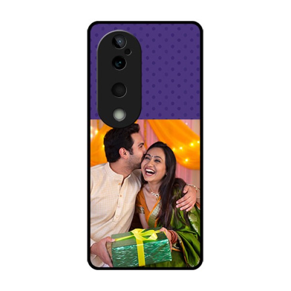 Vivo T3 Ultra Custom Glass Phone CaseViolet Colored Pattern Design Vivo T3 Ultra Custom Glass Phone CaseViolet Colored Pattern Design
