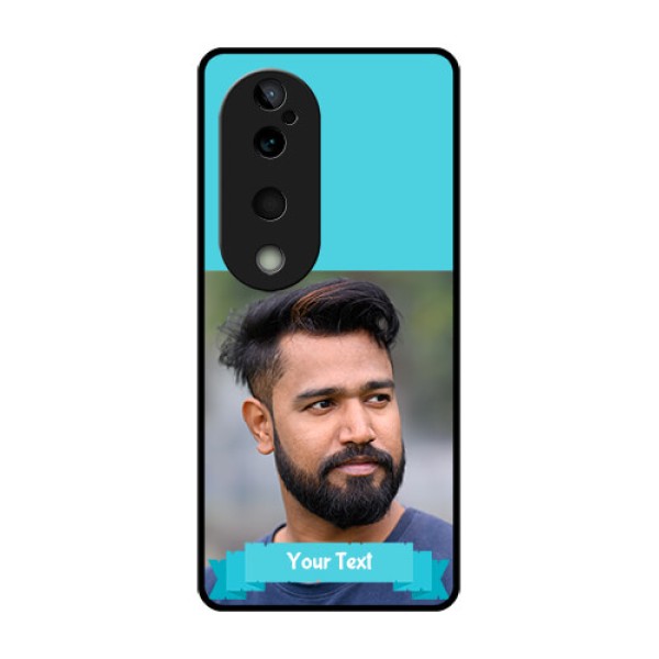 Vivo T3 Ultra Custom Glass Phone CaseBlue Color Design Vivo T3 Ultra Custom Glass Phone CaseBlue Color Design