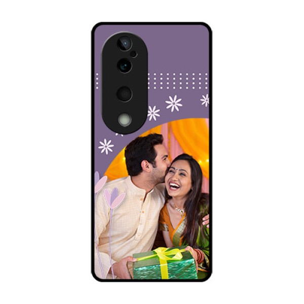 Vivo T3 Ultra Custom Glass Phone CaseLavender Flowers Design Vivo T3 Ultra Custom Glass Phone CaseLavender Flowers Design