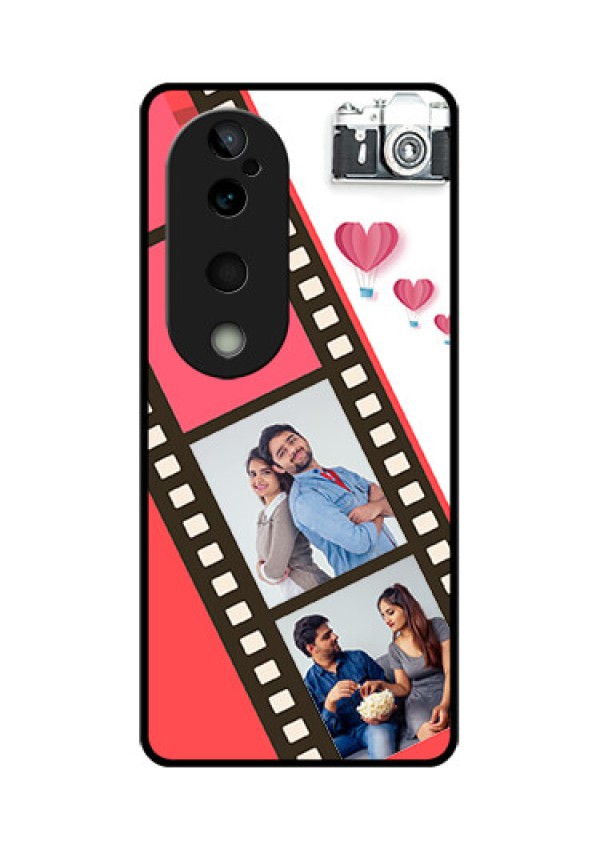 Vivo T3 Ultra Custom Glass Phone Case3 Image Holder With Film Reel