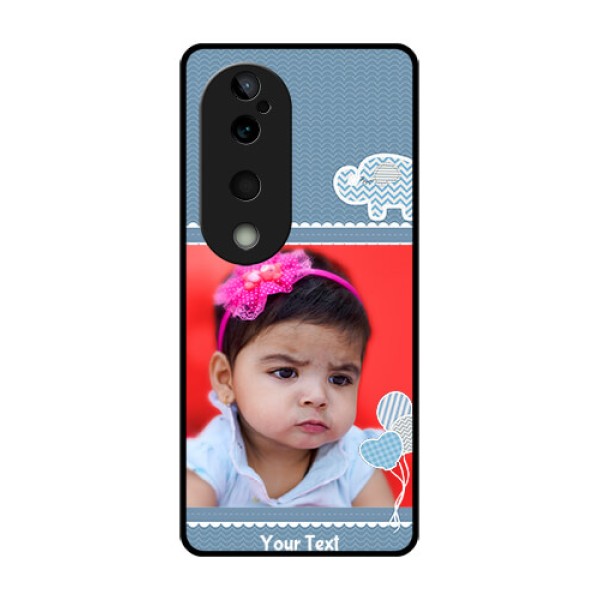 Vivo T3 Ultra Custom Glass Phone CaseWith Kids Pattern Design
