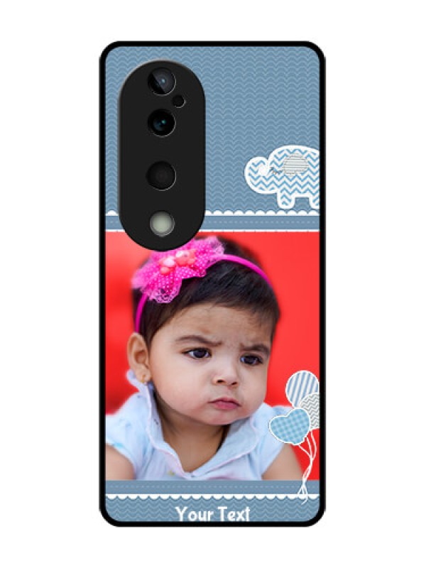 Custom Vivo T3 Ultra Custom Glass Phone CaseWith Kids Pattern Design