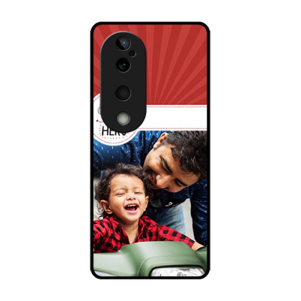 Vivo T3 Ultra Custom Glass Phone CaseMy Dad Hero Design