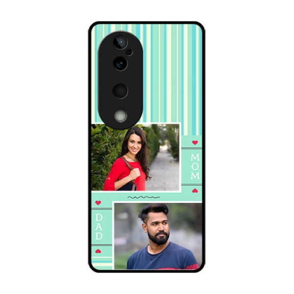 Vivo T3 Ultra Custom Glass Phone CaseMom and Dad Pic Design Vivo T3 Ultra Custom Glass Phone CaseMom and Dad Pic Design