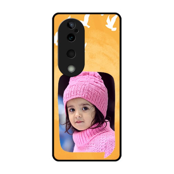 Vivo T3 Ultra Custom Glass Phone CaseWater Color Design With Bird Icons Vivo T3 Ultra Custom Glass Phone CaseWater Color Design With Bird Icons