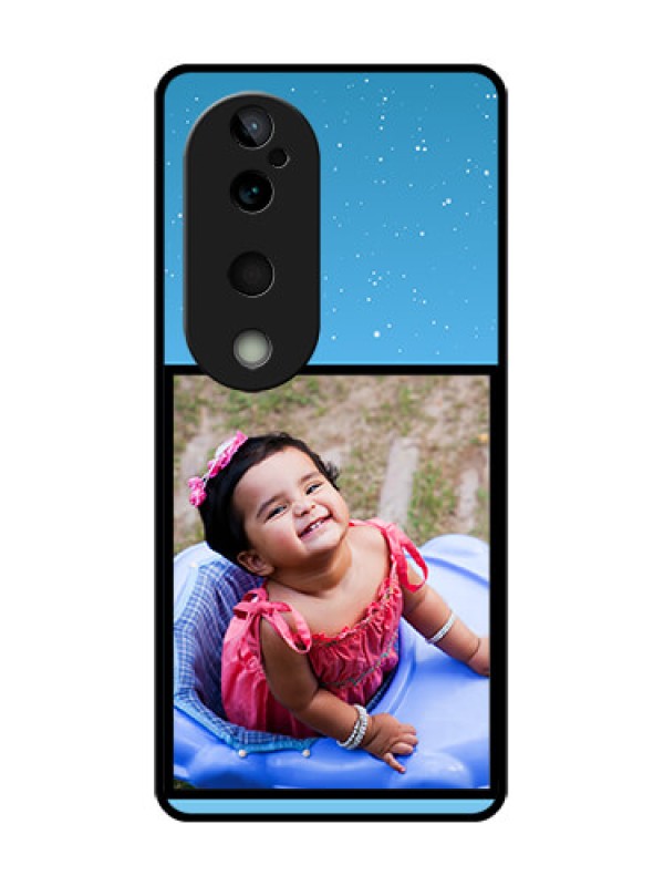 Custom Vivo T3 Ultra Custom Glass Phone CaseWave Pattern Colorful Design