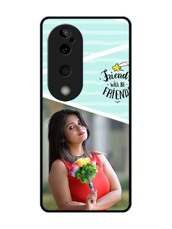 Custom Vivo T3 Ultra Custom Glass Phone CaseFriends Picture Icon Design