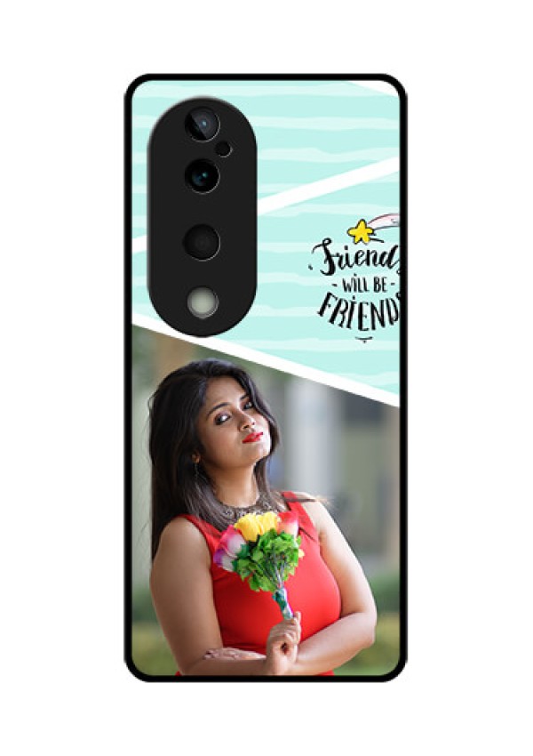Vivo T3 Ultra Custom Glass Phone CaseFriends Picture Icon Design