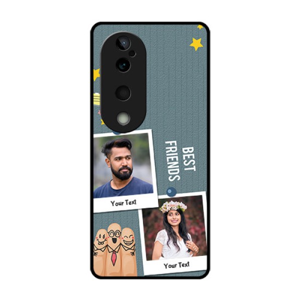 Vivo T3 Ultra Custom Glass Phone CaseSticky Frames And Friendship Design Vivo T3 Ultra Custom Glass Phone CaseSticky Frames And Friendship Design