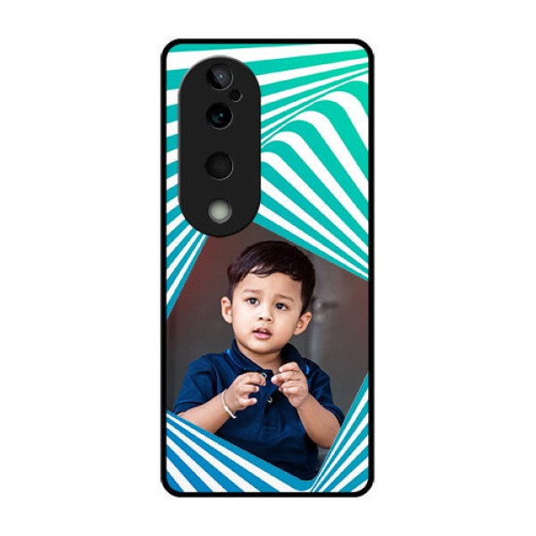 Vivo T3 Ultra Custom Glass Phone CaseAbstract Spiral Design