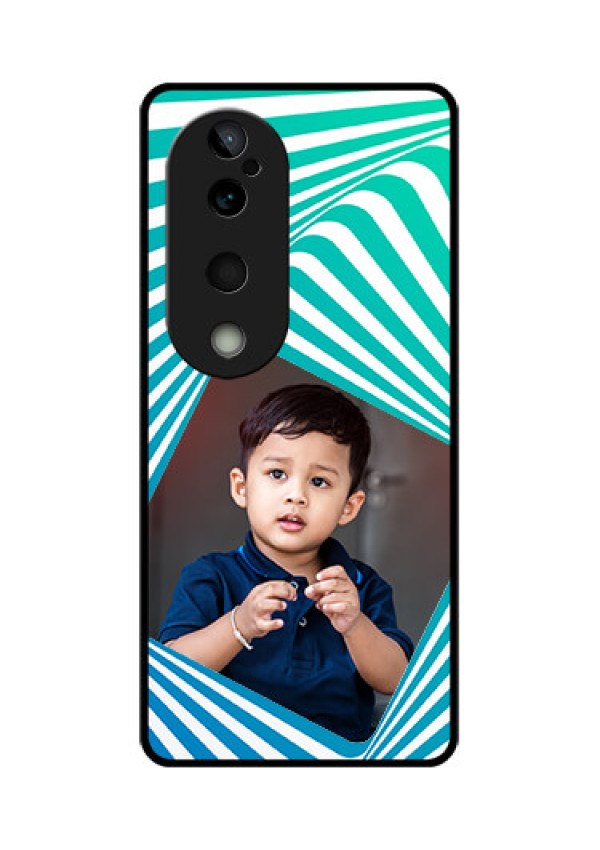 Vivo T3 Ultra Custom Glass Phone CaseAbstract Spiral Design