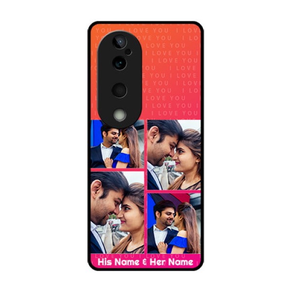 Vivo T3 Ultra Custom Glass Phone CaseI Love You Pink Design Vivo T3 Ultra Custom Glass Phone CaseI Love You Pink Design