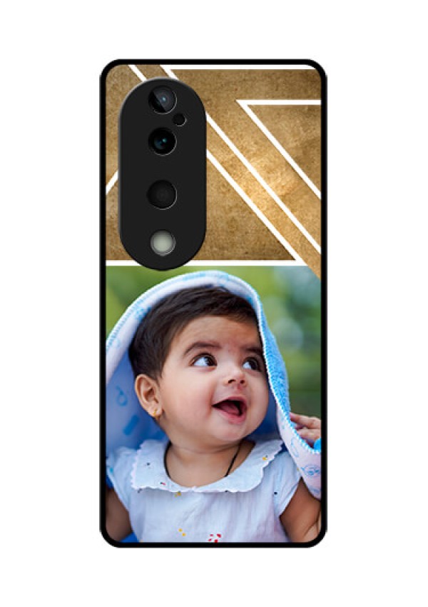 Vivo T3 Ultra Custom Glass Phone CaseGradient Abstract Texture Design