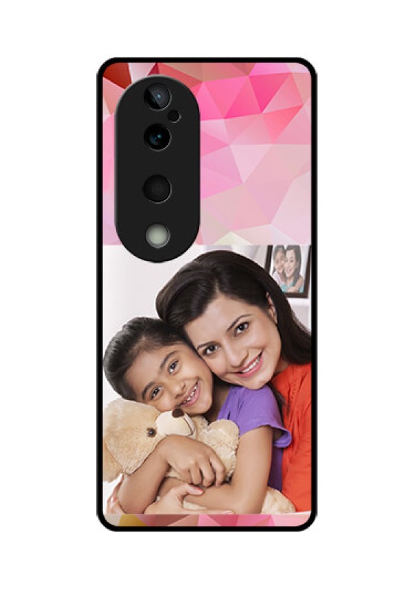 Vivo T3 Ultra Custom Glass Phone CaseAbstract Triangle Design