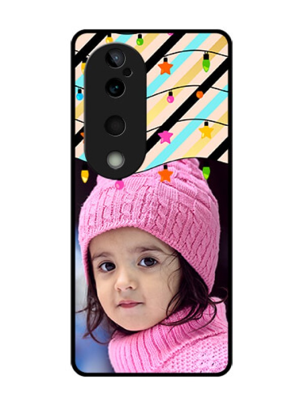 Custom Vivo T3 Ultra Custom Glass Phone CaseLights Hanging Design