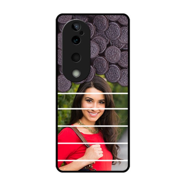 Vivo T3 Ultra Custom Glass Phone CaseWith Oreo Biscuit Design