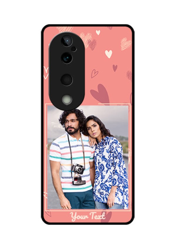 Vivo T3 Ultra Custom Glass Phone CaseLove Doodle Art Design