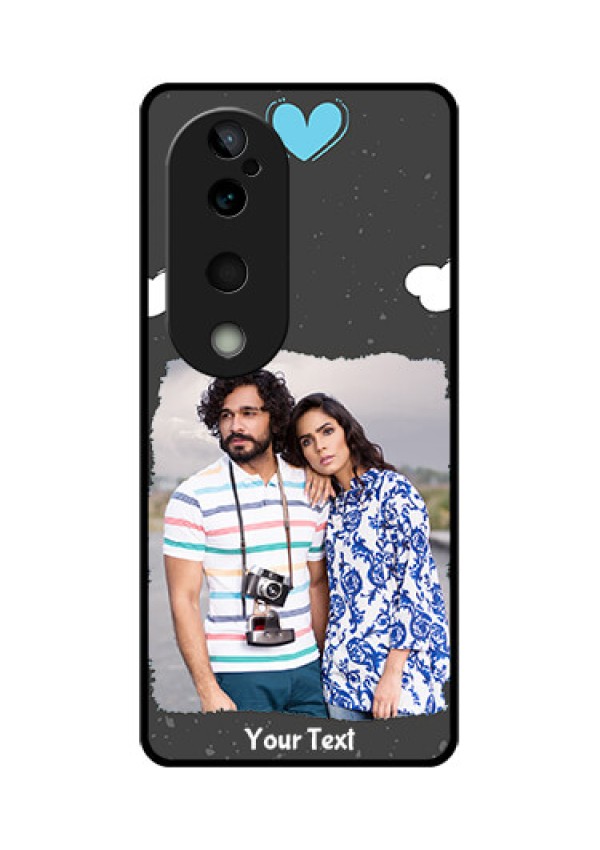 Vivo T3 Ultra Custom Glass Phone CaseSplashes With Love Doodles Design