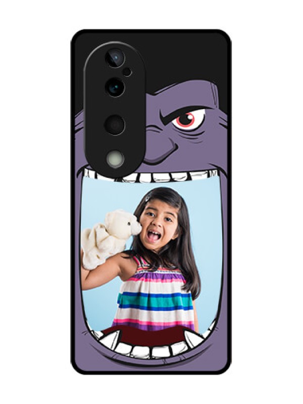 Custom Vivo T3 Ultra Custom Glass Phone CaseAngry Monster Design