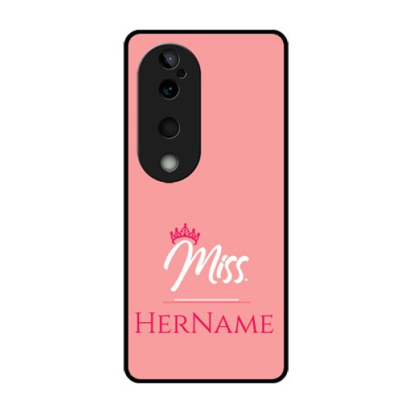 Vivo T3 Ultra Custom Glass Phone CaseMrs With Name Design
