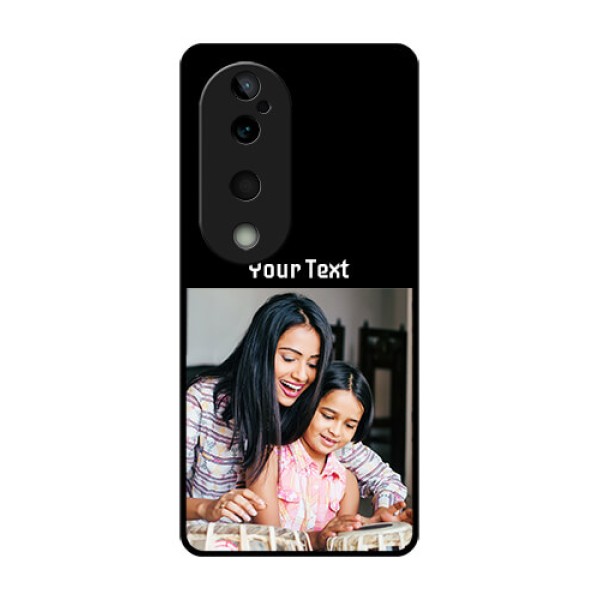 Vivo T3 Ultra Custom Glass Phone CasePhoto With Name Design