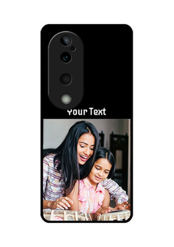 Vivo T3 Ultra Custom Glass Phone CasePhoto With Name Design